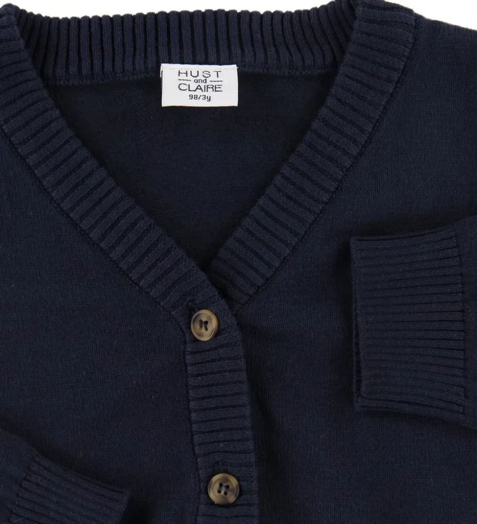 Hust and Claire Cardigan - Strik - Carsten - Navy