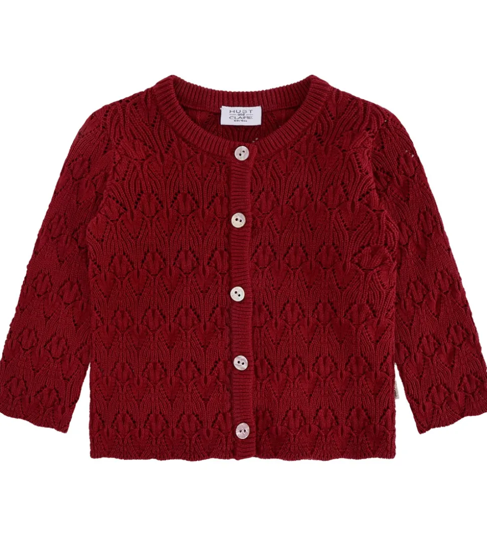 Hust and Claire Cardigan - Strik - HCCilja - Teaberry m. Hulmøns