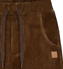 Hust and Claire Fløjlsbukser - HCGarry Ottoman - Brown stone