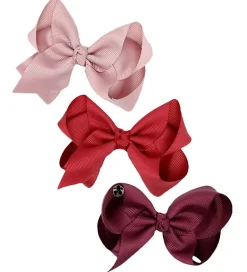 Hust and Claire Hårsløjfer - 3-pak - 10,5 cm - HCFanetha - Teabe