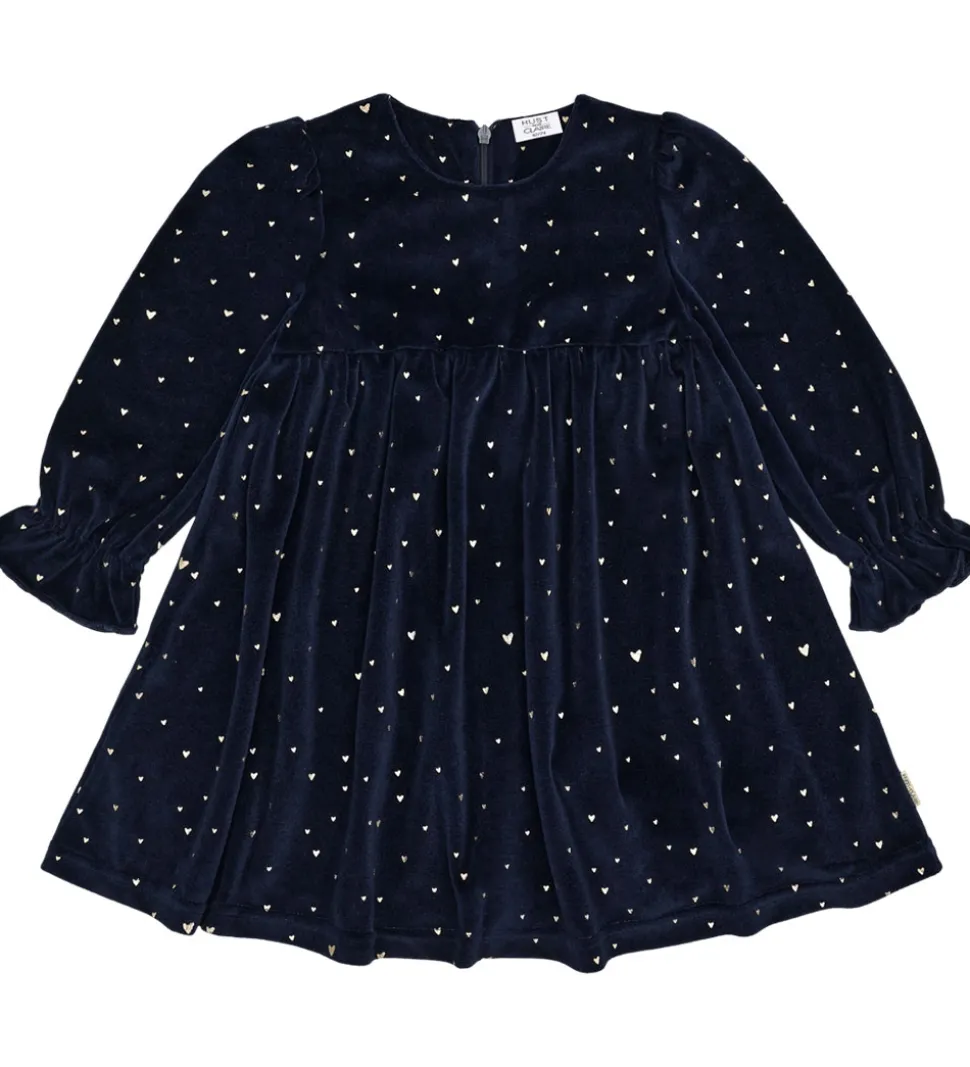 Hust and Claire Kjole - Velour - HCDonna - More Navy m. Guld