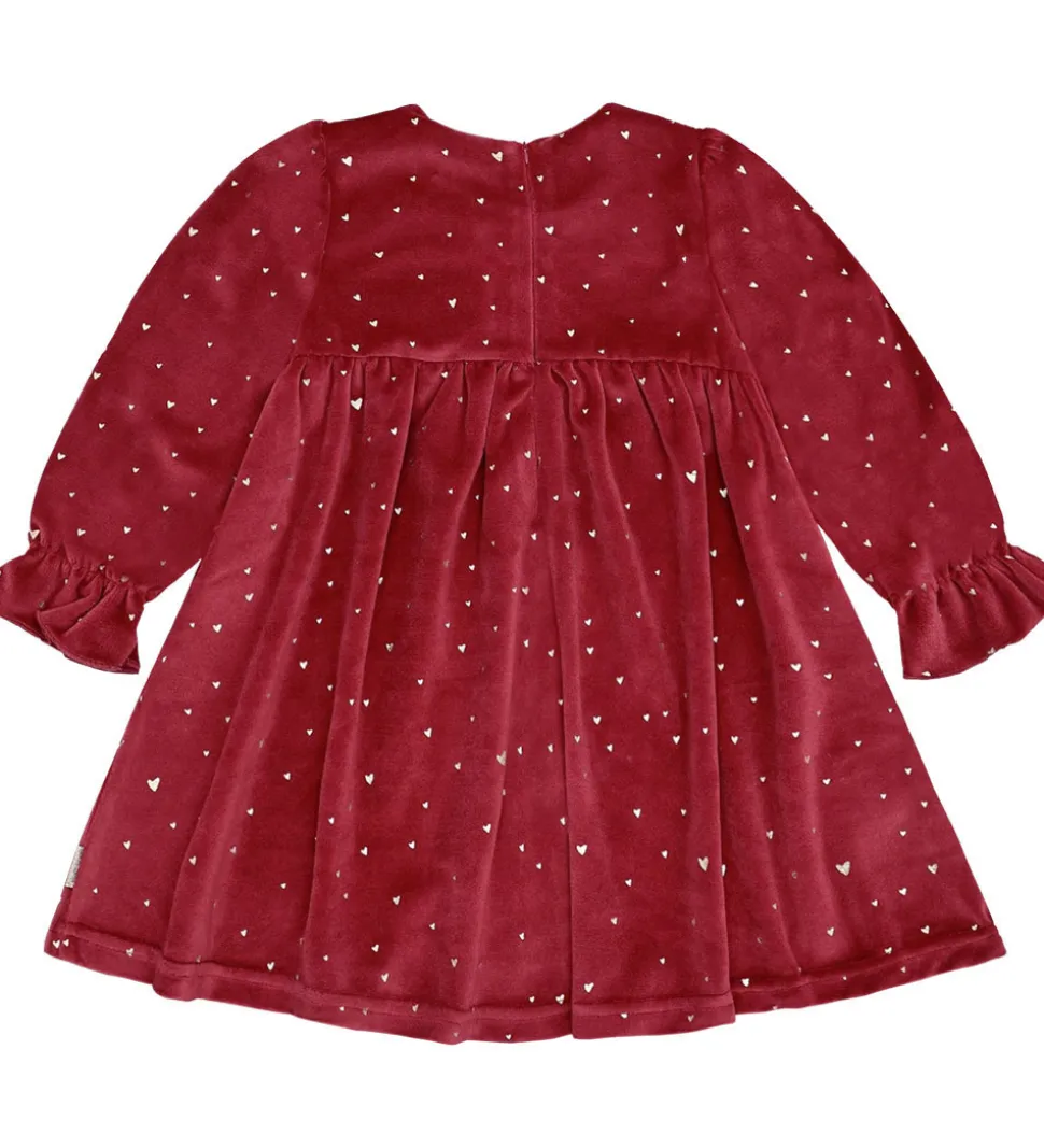 Hust and Claire Kjole - Velour - HCDonna - Teaberry m. Guld