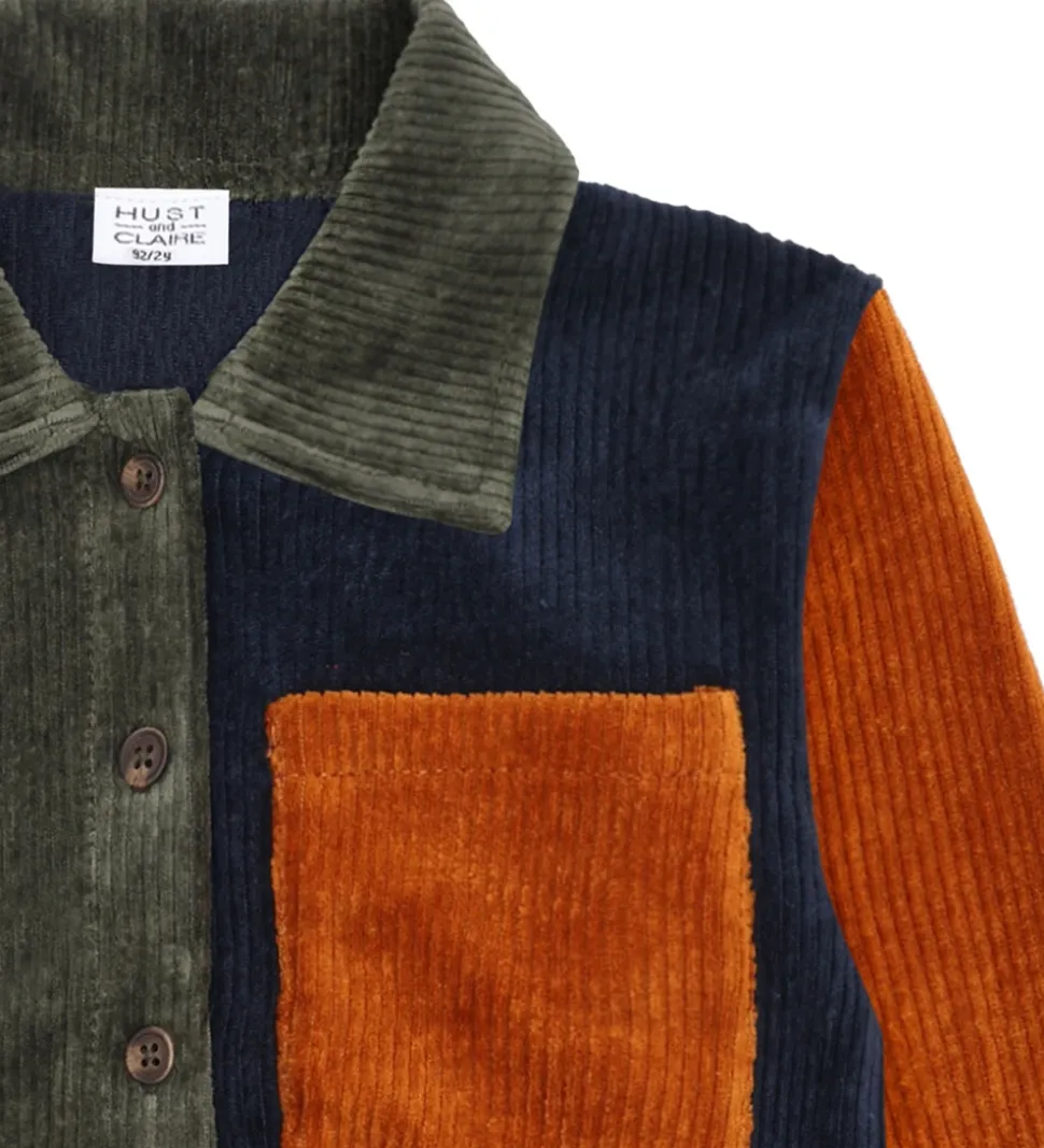 Hust and Claire Skjorte - HCRavn - Fløjl - Deep Ivy