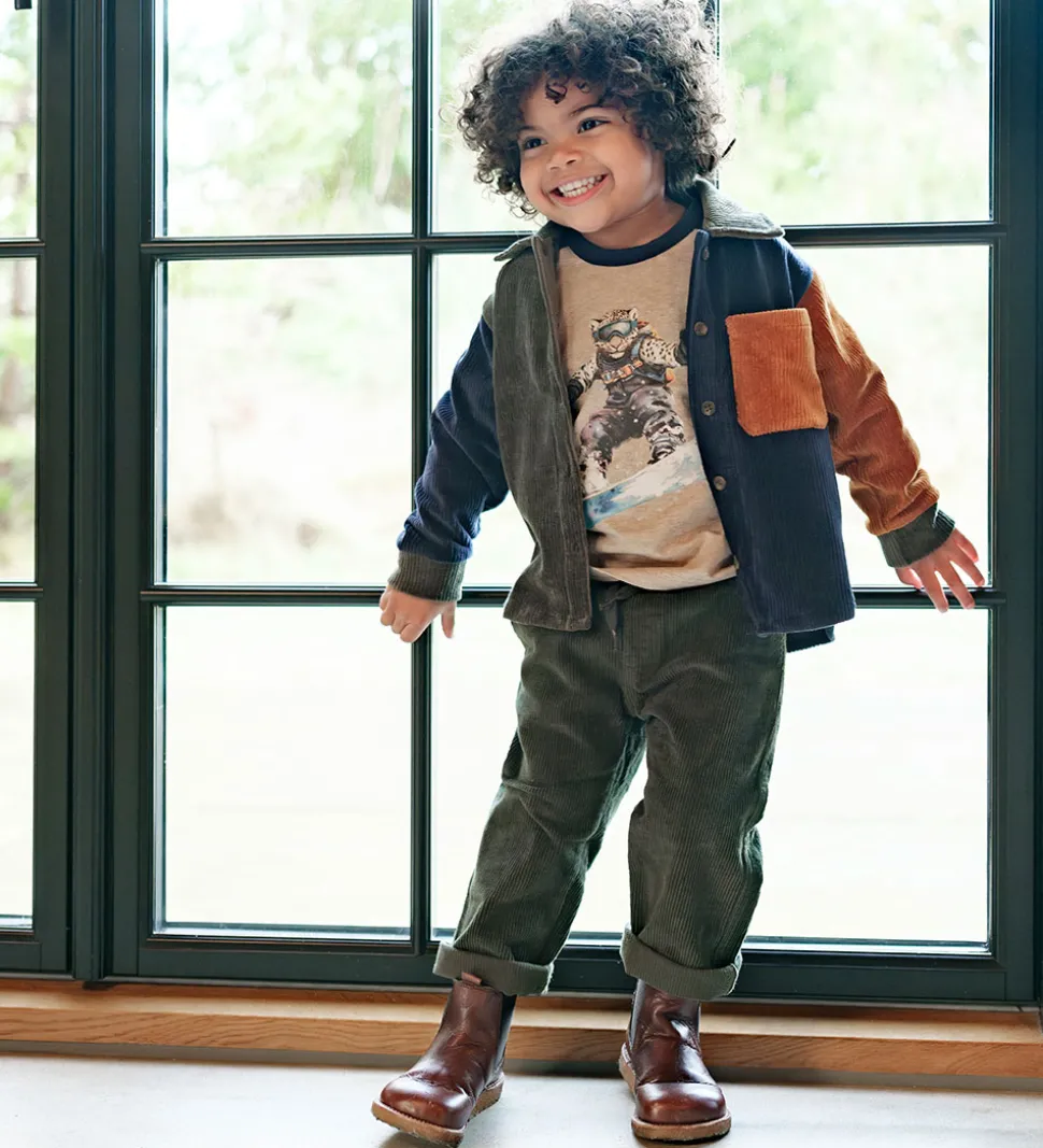 Hust and Claire Skjorte - HCRavn - Fløjl - Deep Ivy