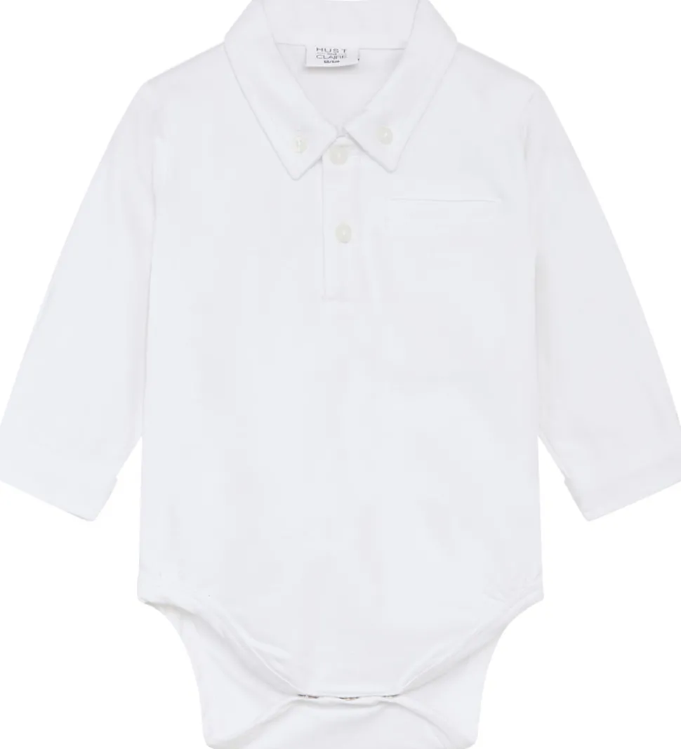 Hust and Claire Skjortebody l/æ - HCBasil - Hvid