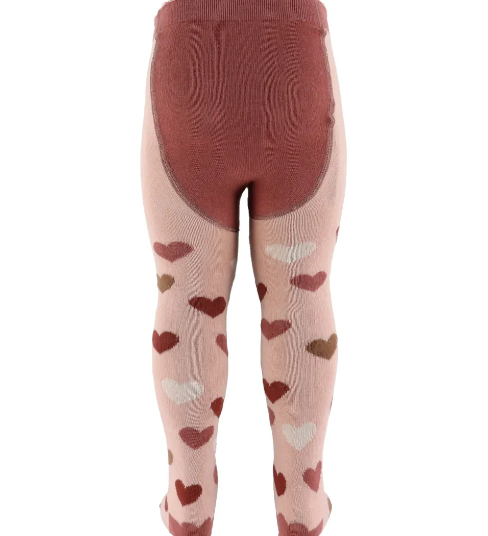 Hust and Claire Strømpebukser - HCFrankie - Adobe Rose m. Hjerte