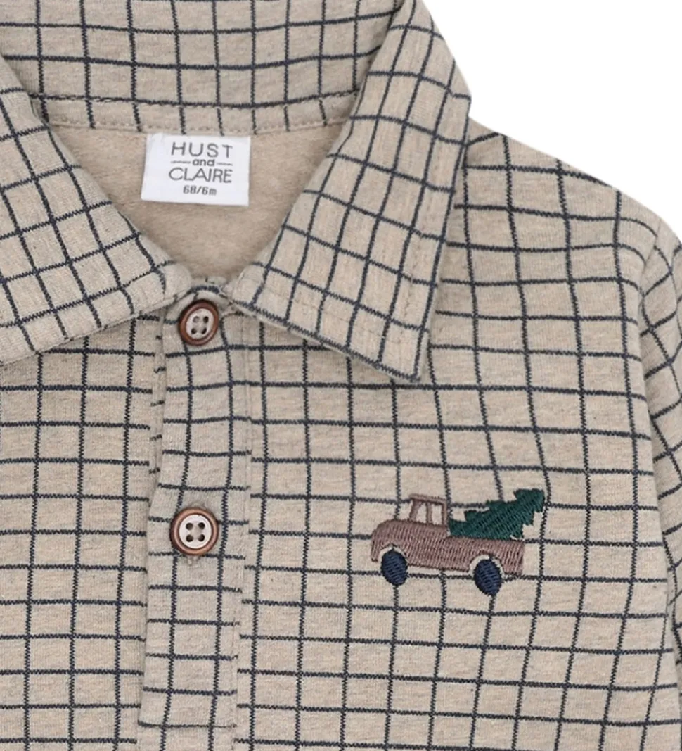 Hust and Claire Sweatshirt - HCSofus - Biscuit m. Tern