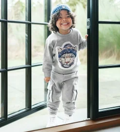 Hust and Claire Sweatshirt - HCSejer - Tile Grey Melange m. Tige