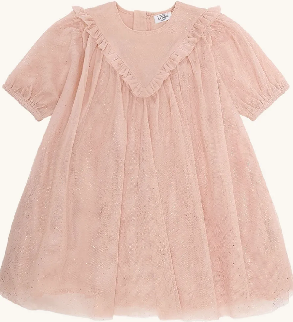 Hust and Claire Tylkjole - HCKaroline - Dusty Rose m. Guldglimme