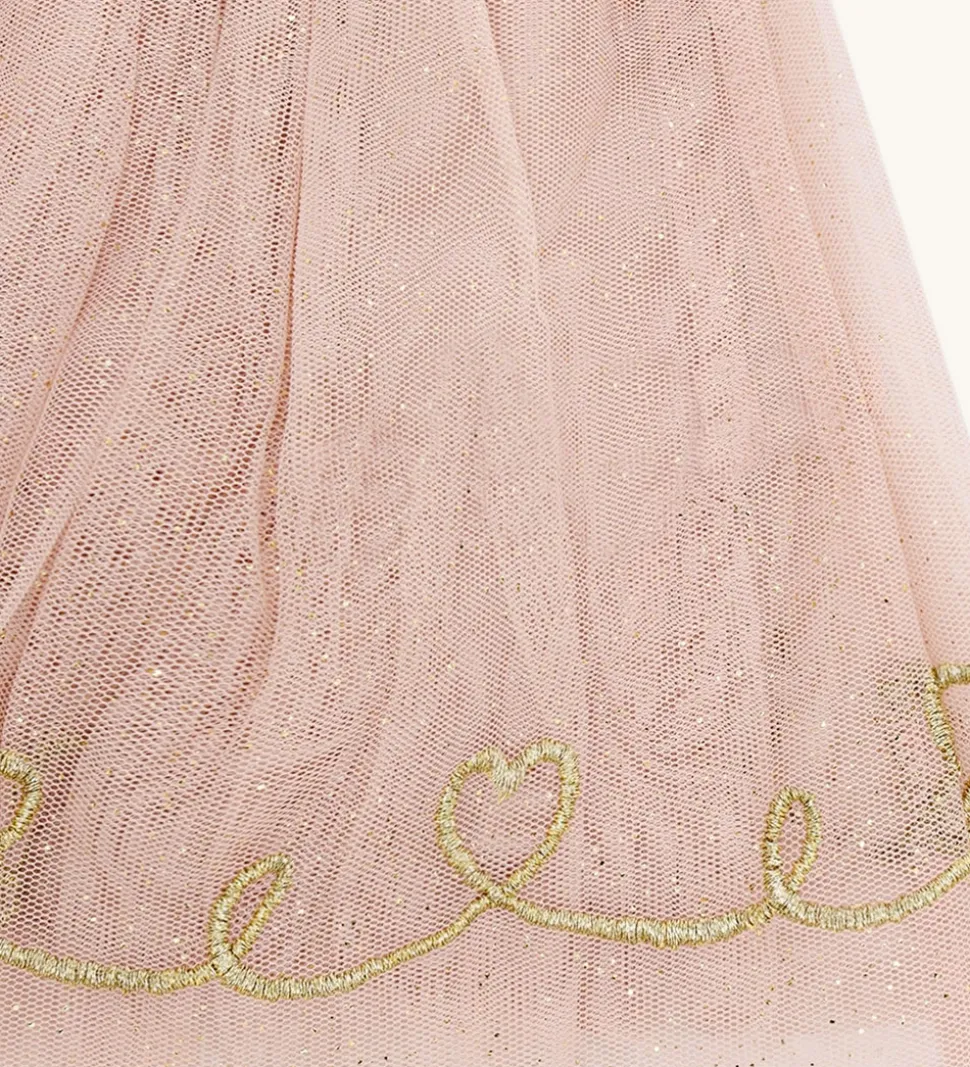 Hust and Claire Tylnederdel - HCNinna - Dusty Rose m. Guldglimme