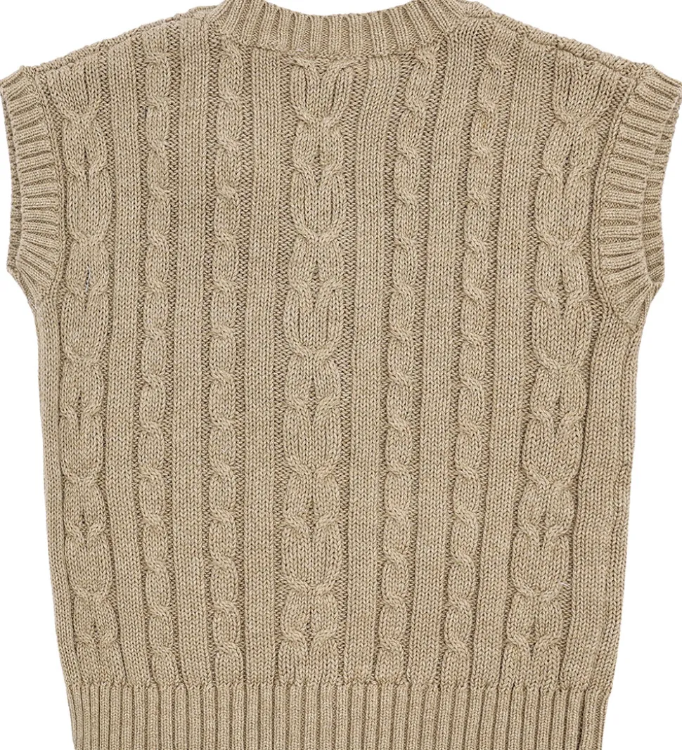 Hust and Claire Vest - HCPrinco - Strik - Biscuit