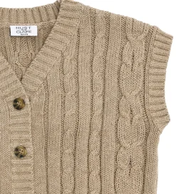 Hust and Claire Vest - HCPrinco - Strik - Biscuit