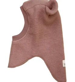 Huttelihut Elefanthue - Uld - 2-lags - Burlwood m. Ører