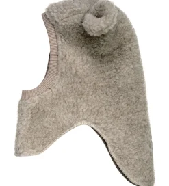 Huttelihut Elefanthue - Uld - Teddy - 2-lags - Camel Melange