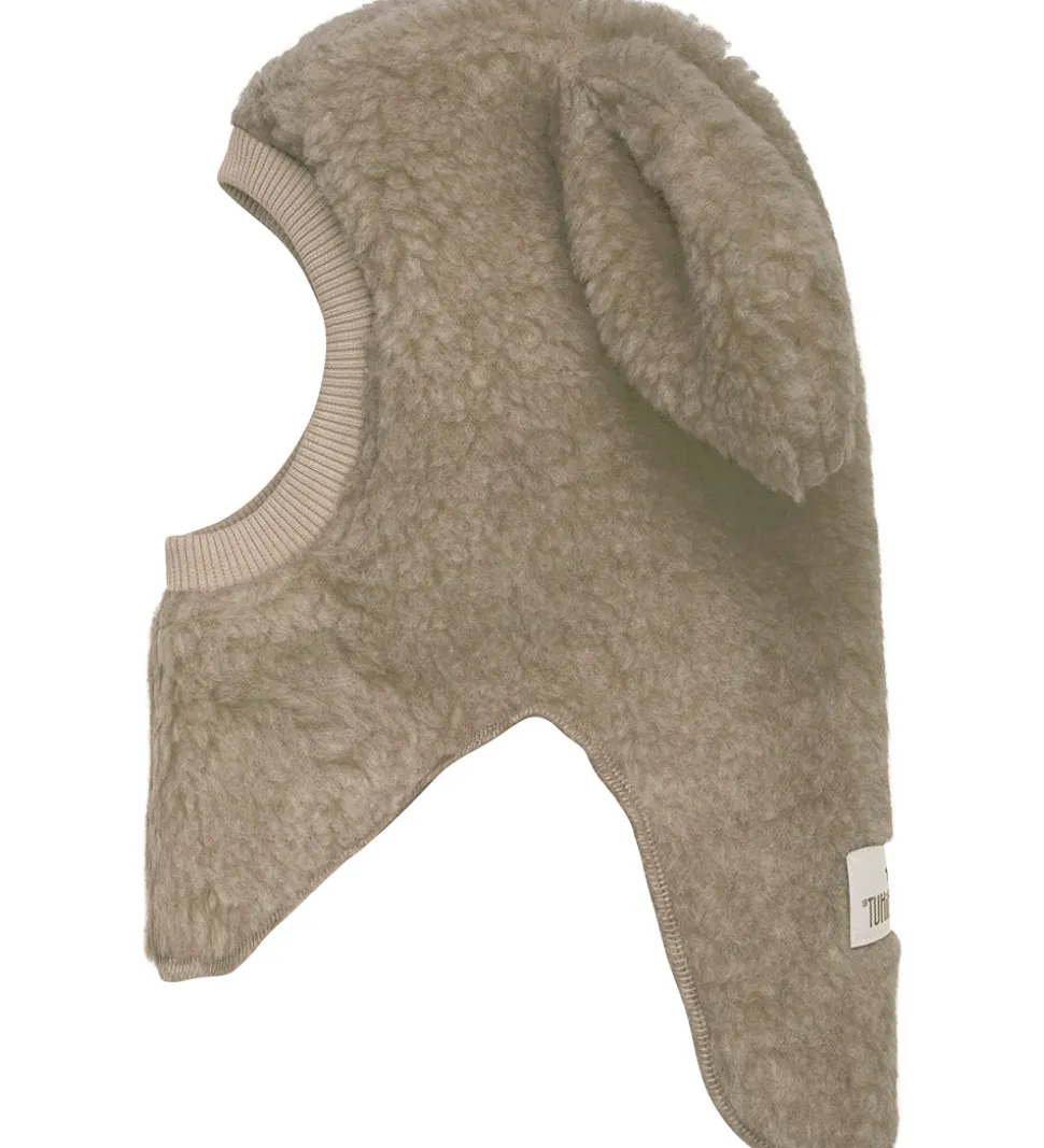 Huttelihut Elefanthue - Uld - Teddy - 2-lags - Camel Melange