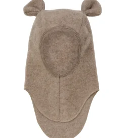 Huttelihut Elefanthue - Uldfleece - 1-lags - Savannah m. Ører