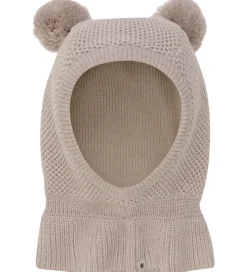 Huttelihut Elefanthue - Uld - 2-lags - Camel Melange m. Kvaster