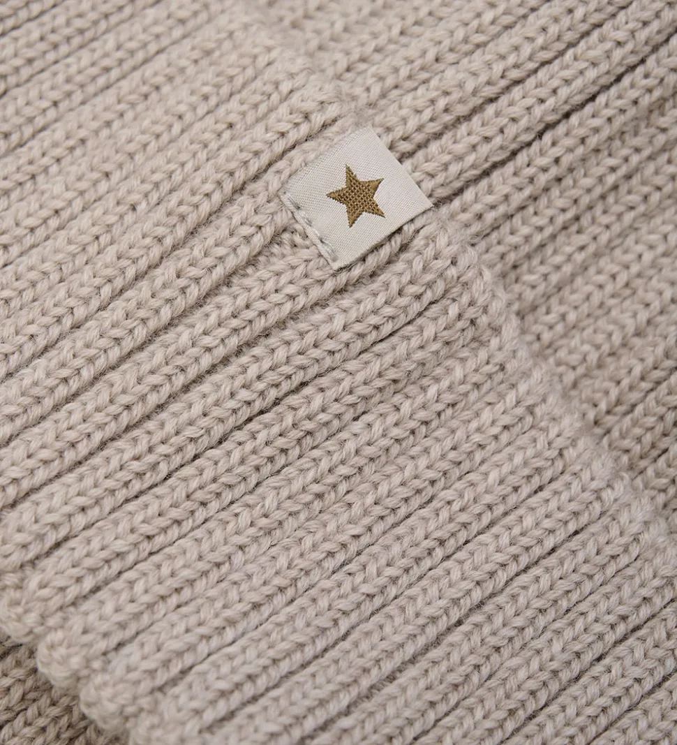 Huttelihut Hue - Uld - Strik - Camel Melange