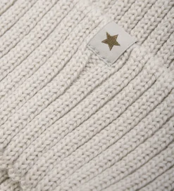 Huttelihut Hue - Uld - Strik - Sand Melange