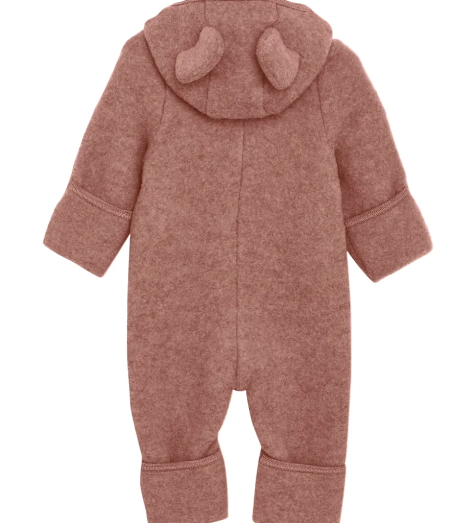 Huttelihut Køredragt - Uldfleece - Burlwood m. Ører