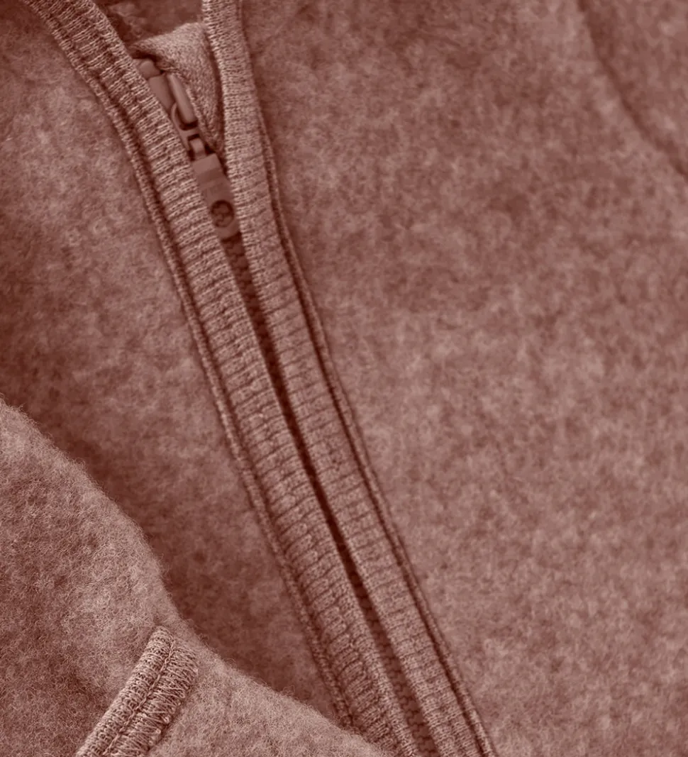 Huttelihut Køredragt - Uldfleece - Burlwood m. Ører