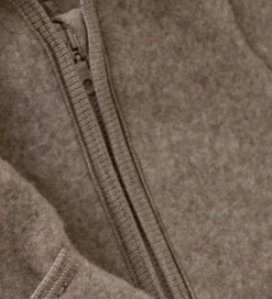 Huttelihut Køredragt - Uldfleece - Savannah Melange m. Ører