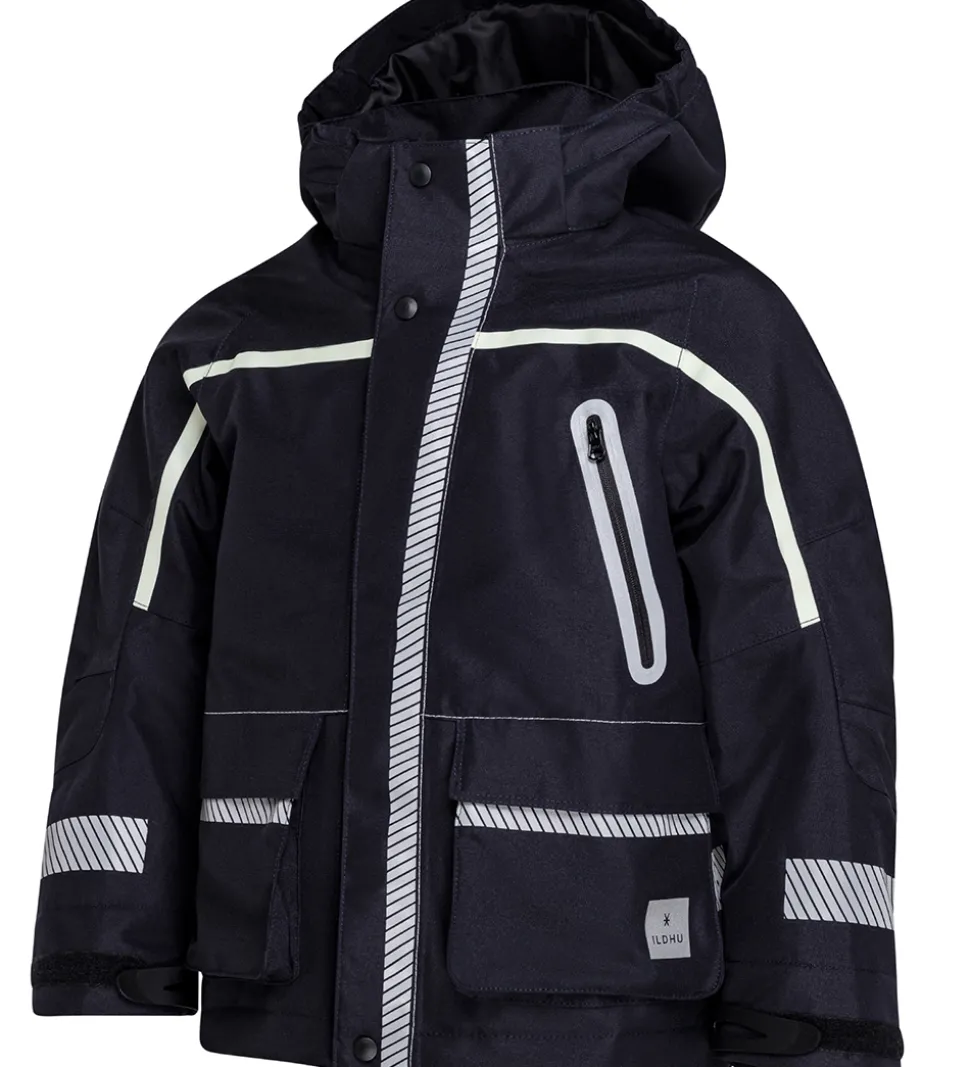ILDHU Vinterjakke - Norly - Navy m. Selvlysende Reflekser