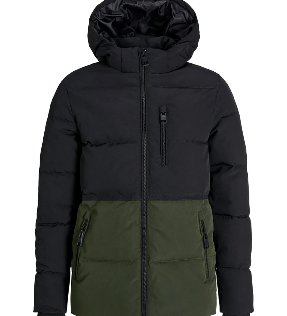 Jack & Jones Dynejakke - JjEowen - Rosin/Black Blocking