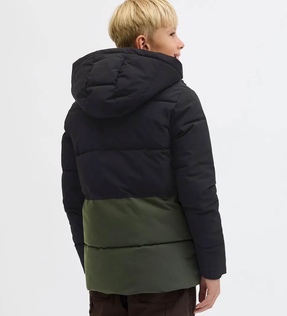 Jack & Jones Dynejakke - JjEowen - Rosin/Black Blocking