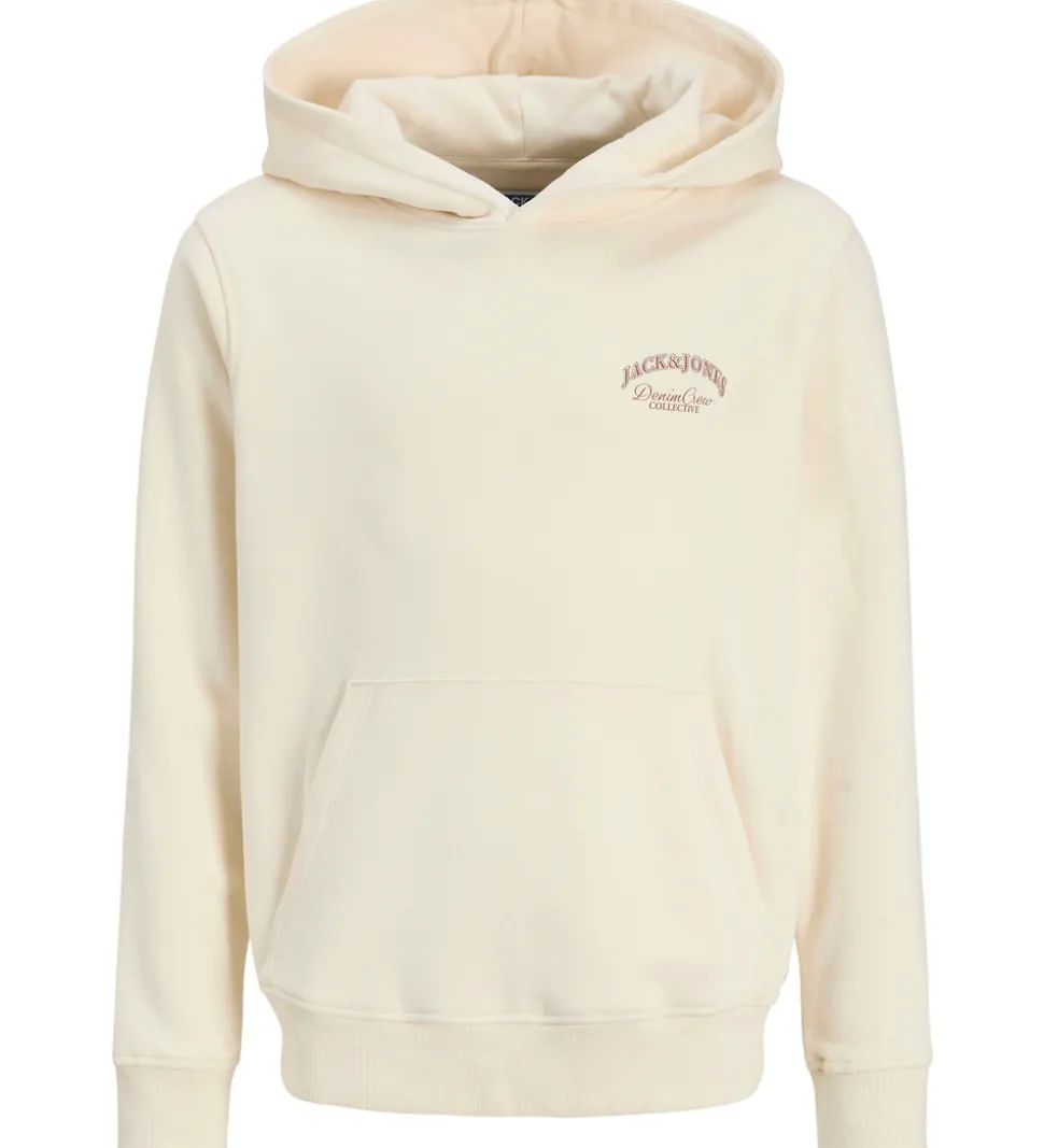 Jack & Jones Hættetrøje - JjeBrandes - Antique White