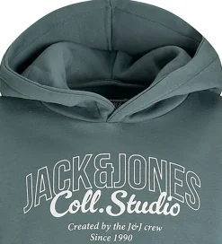 Jack & Jones Hættetrøje - JjMakoto - Stormy Weather/Big Print