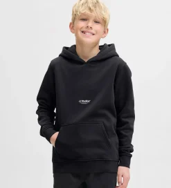 Jack & Jones Hættetrøje - Noos - JjeSoho - Sort m. Logo