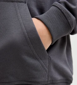 Jack & Jones Hættetrøje - Sweat - JorNorrebro - Asphalt