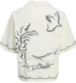 Jack & Jones Skjorte - JorAcapulco - Cloud Dancer m. Print