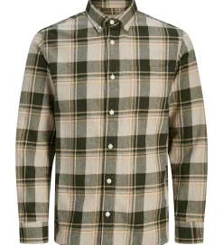 Jack & Jones Skjorte - JprBlubrook - Peat m. Tern