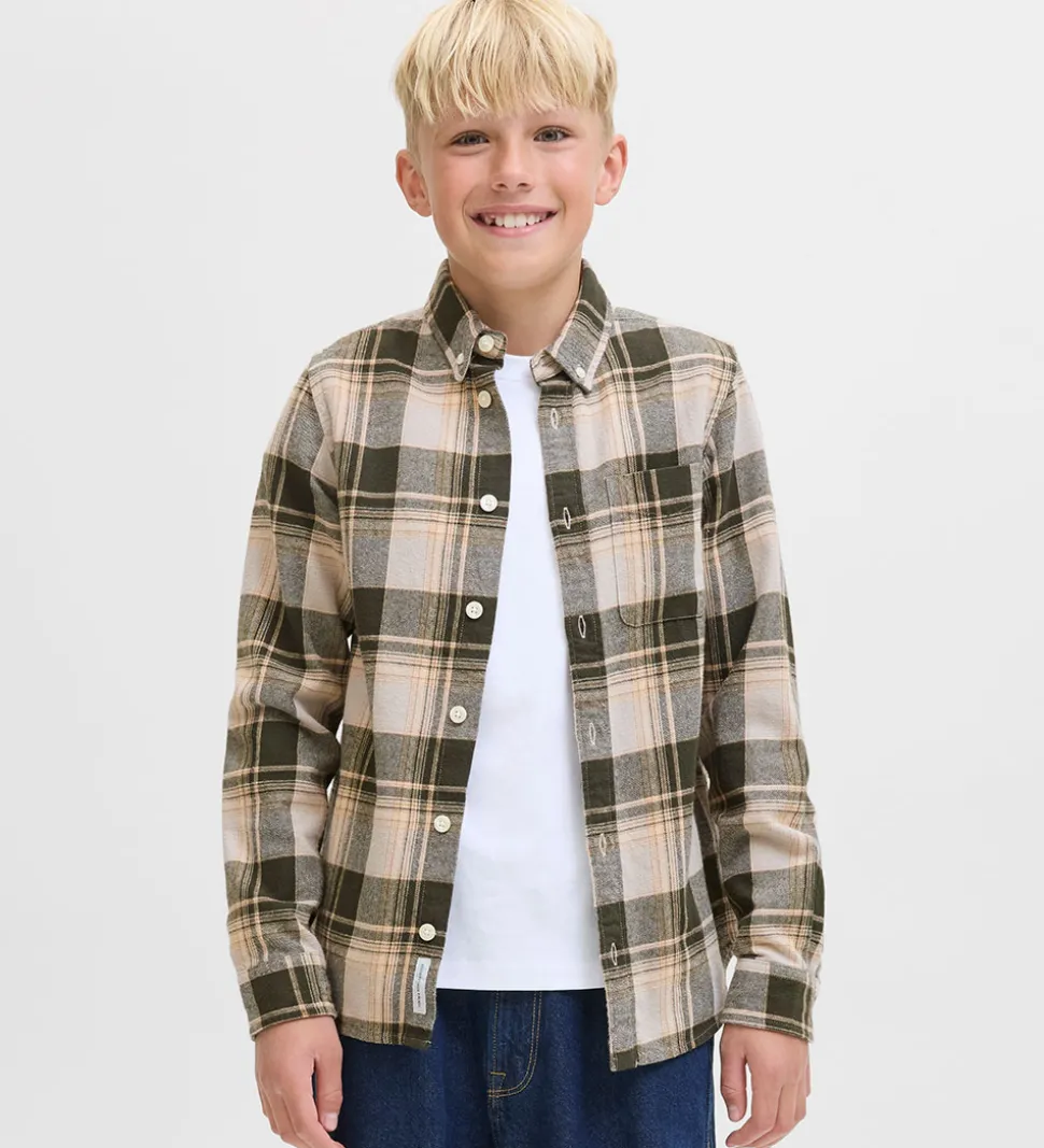 Jack & Jones Skjorte - JprBlubrook - Peat m. Tern