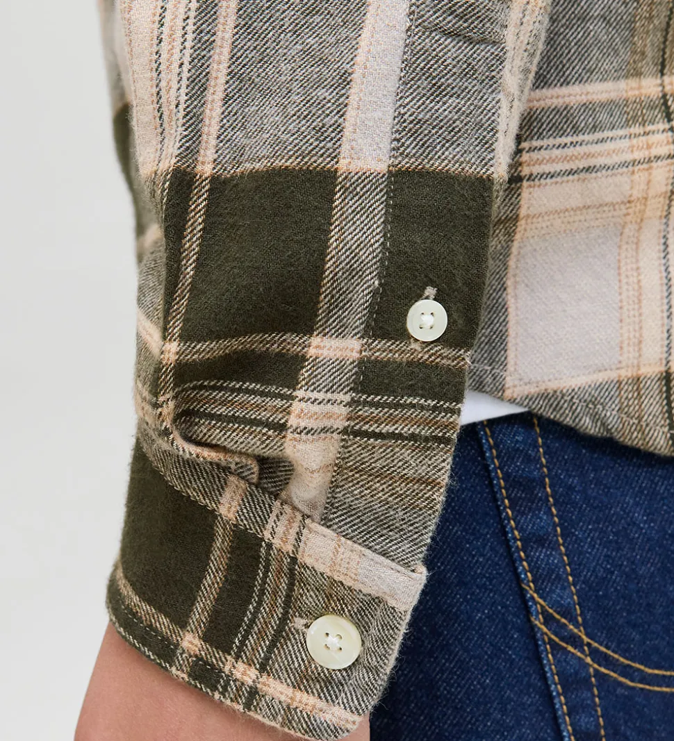 Jack & Jones Skjorte - JprBlubrook - Peat m. Tern