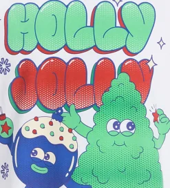 Jack & Jones T-shirt - JorHoliday Cartoon - Bright White/Holly