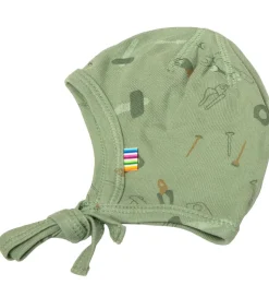 Joha Babyhjelm - Bambus -Støvet Grøn m. Værktøj