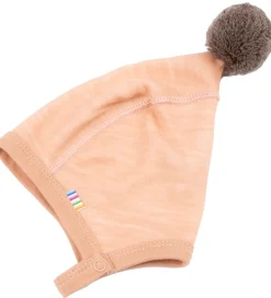 Joha Babyhjelm - Uld/Bambus - Fersken