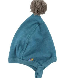 Joha Babyhjelm - Uld/Bambus - Blå