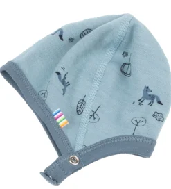 Joha Babyhjelm - Uld/Bomuld - Blå