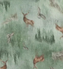 Joha Boxershorts - Uld - Grøn m. Skov