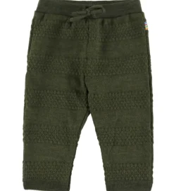 Joha Bukser - Strik - Uld - Mos Grøn