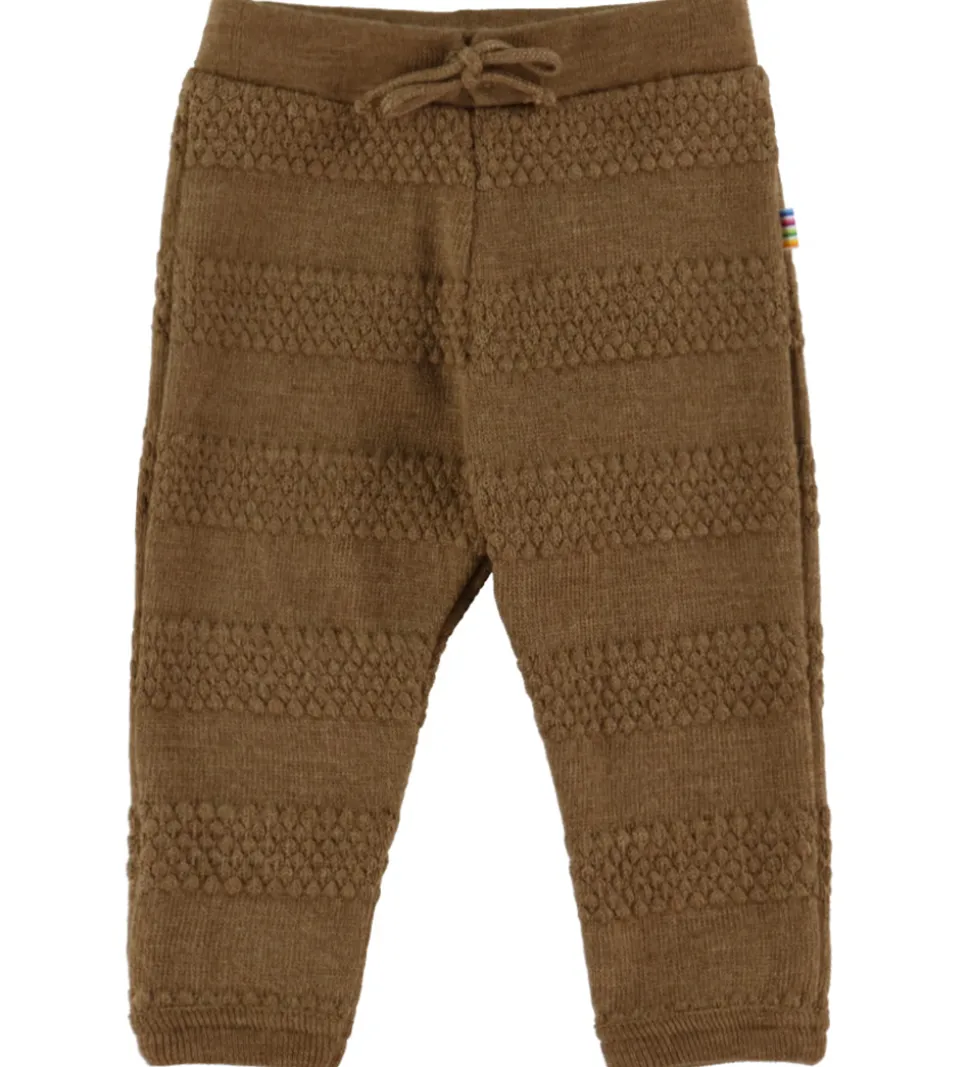 Joha Bukser - Strik - Uld - Varm Brun