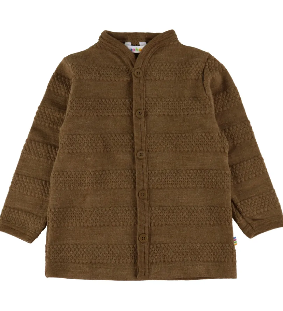 Joha Cardigan - Strik - Uld - Varm Brun