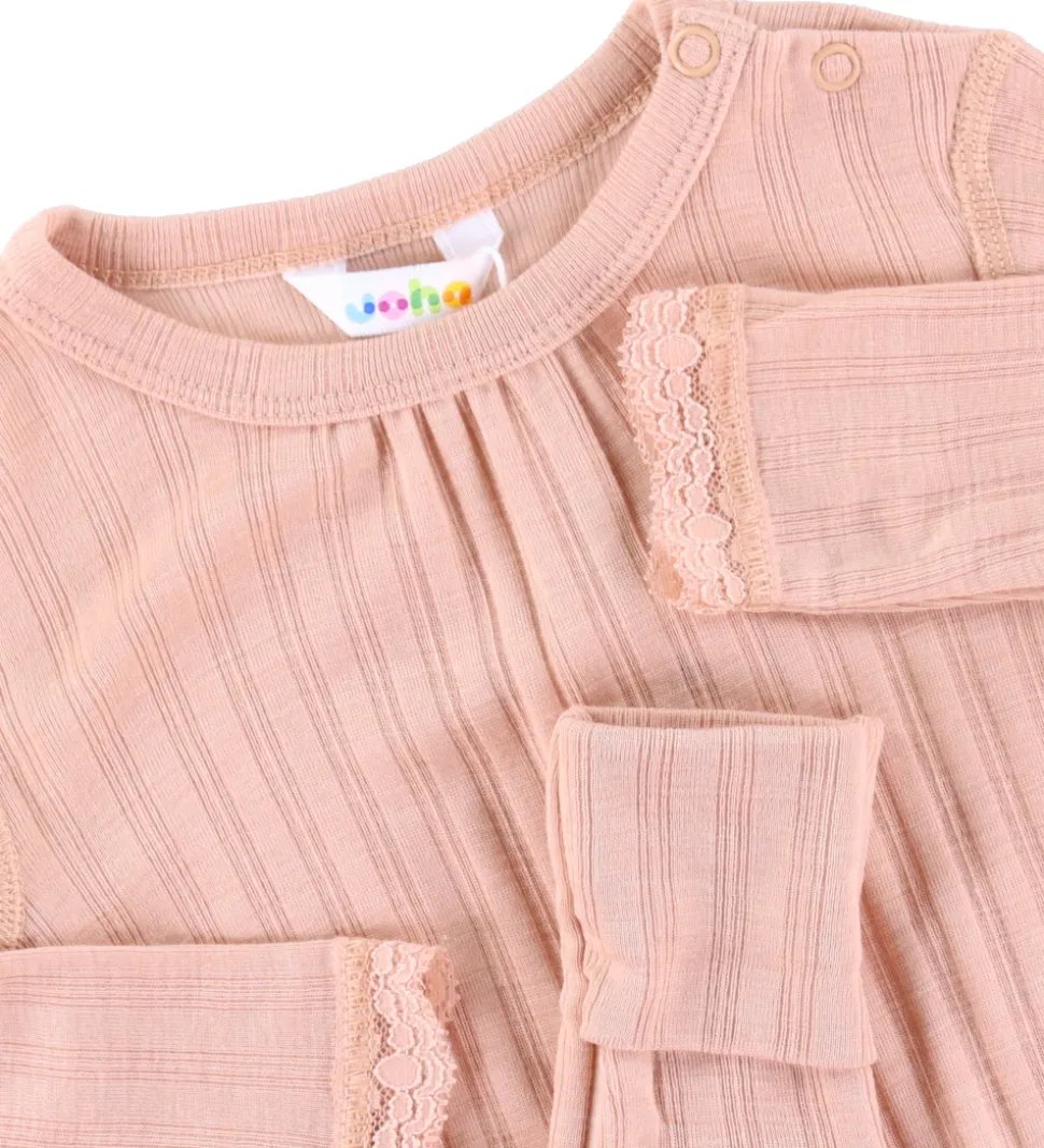 Joha Heldragt - Uld/Silke - Fersken