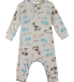 Joha Heldragt - Uld/Silke - Beige m. Print