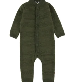 Joha Køredragt - Strik - Uld - Mos Grøn