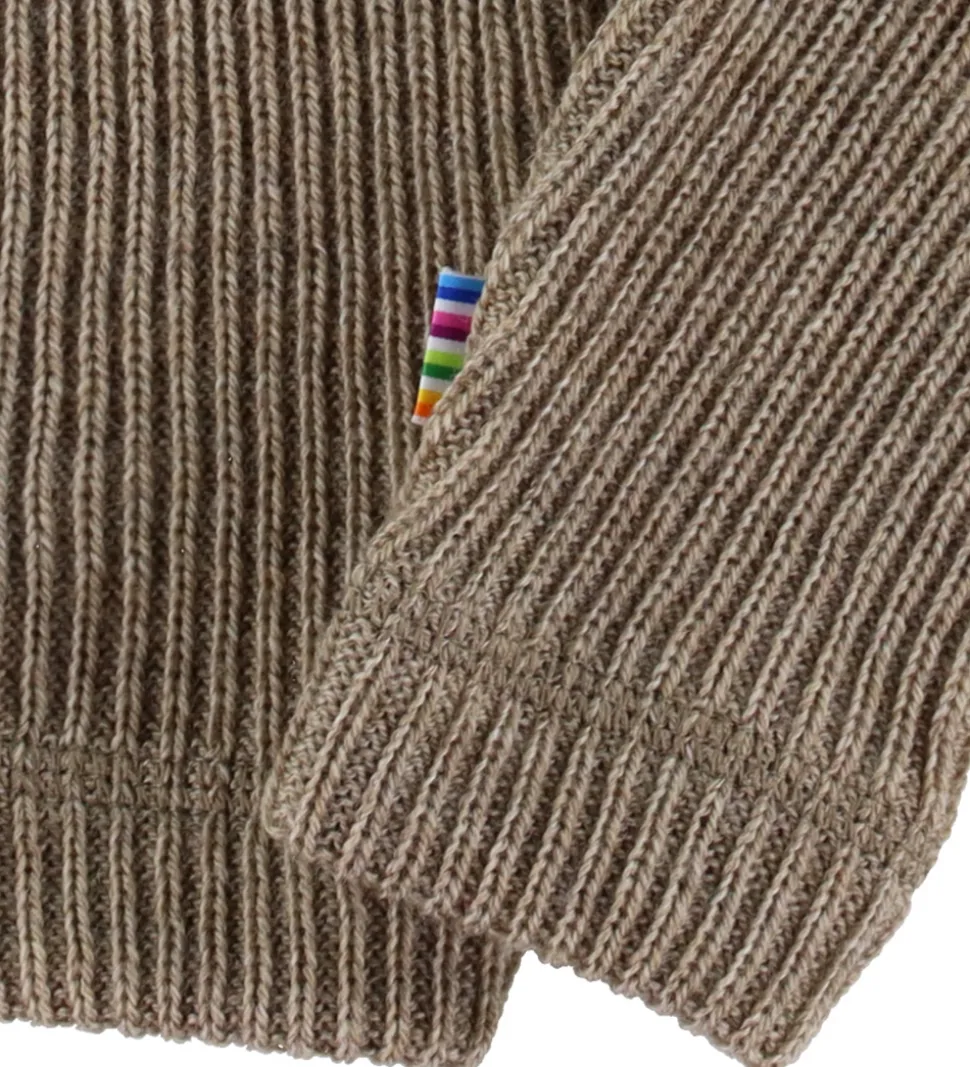 Joha Leggings - Strik - Uld - Beige Meleret